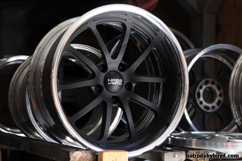 Hot Rods by Boyd HR-74 Pro Touring wheel in black 